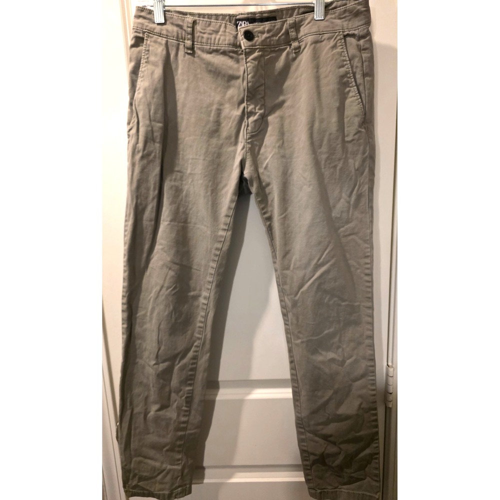 Zara Men's Olive  Khaki Pants SZ 32/29